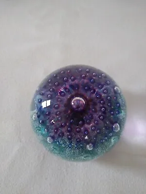 Buy Caithness  Glass - Scotland - 'Cauldron' Fountain' Vintage  Paperweight • 20£
