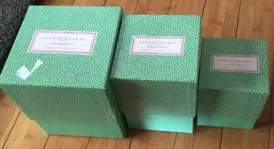 Buy Sophie Conran Portmeirion Porcelain Kitchen Storage Jars Set Of 3 White • 70£