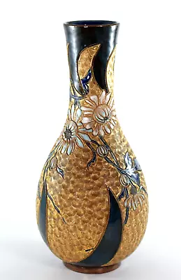 Buy Antique Doulton Lambeth Aesthetic Movement Vase Edith Lupton 1886 • 325£