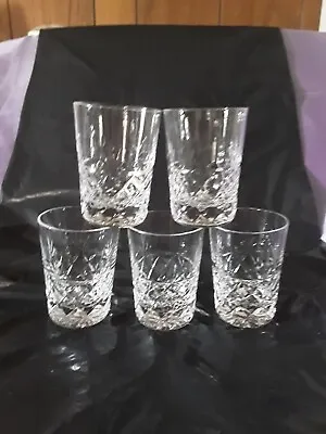 Buy Small Crystal Tumblers X5, Pre Owned • 6.50£