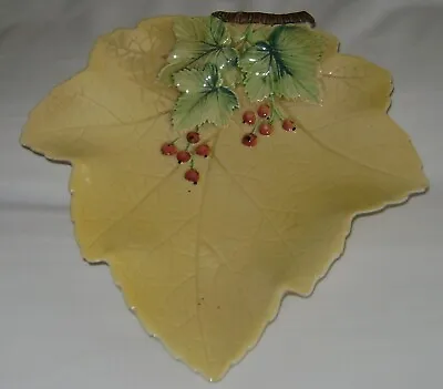 Buy Vintage Yellow Carlton Ware Leaf Shape Dish No 1637 • 13£