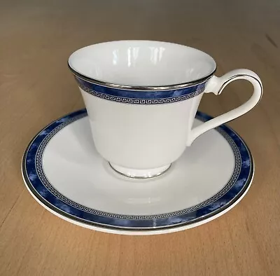 Buy Royal Doulton Atlanta Cup And Saucer. One. Blue And White. • 5£