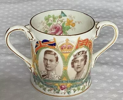 Buy Aynsley Bone China King George VI Coronation Loving Cup - 6cm H • 15£