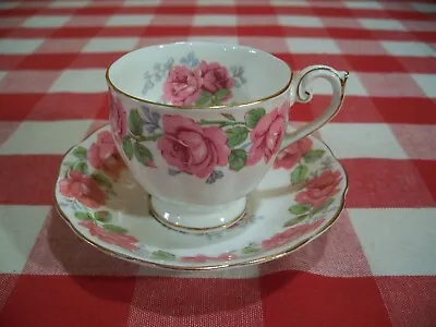 Buy Vtg Queen Anne Made In England Tea Cup And Saucer  Lady Alexander Rose  Pattern • 15.10£