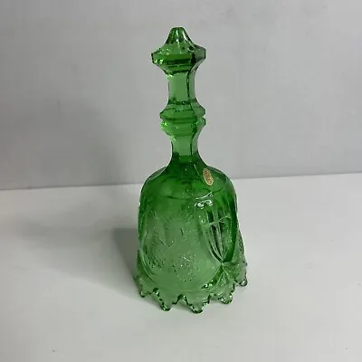 Buy Vintage Depression Glass Green Emboised Dinner Bell Strawberry Pattern AA Import • 12.66£