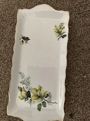 Buy China Tea Tray For One By Old Foley 10x5 Inches Yellow Flowers • 0.99£