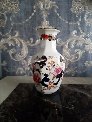 Buy Vintage Mason's Mandalay Ironstone England Polygon Shaped Vase 19 Cm • 20£