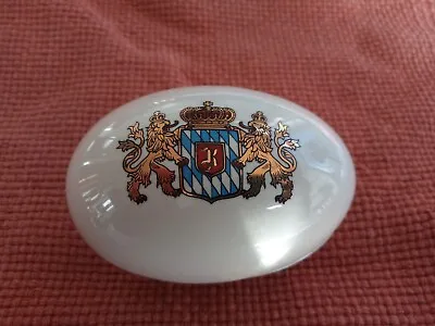 Buy Vintage Prinknash Pottery Egg Shaped Trinket Box Gloucester England • 5.50£