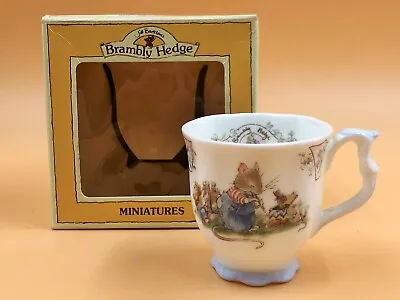 Buy Royal Doulton Brambly Hedge Jill Barklem The Birthday Miniature Beaker, Boxed. • 28.50£