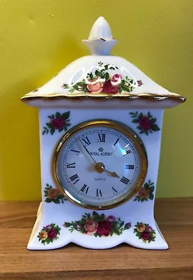 Buy Royal Albert Old Country Roses Bone China Clock 6” Tall (no Battery Supplied) • 14£
