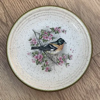 Buy Purbeck Pottery Bournemouth England Trinket Small Plate Bird Finch • 3.20£