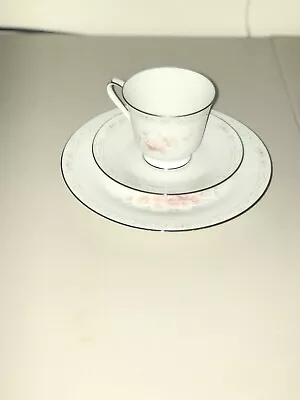 Buy Noritake Carthage Chinaware Tea Cup Saucer Set • 14.89£