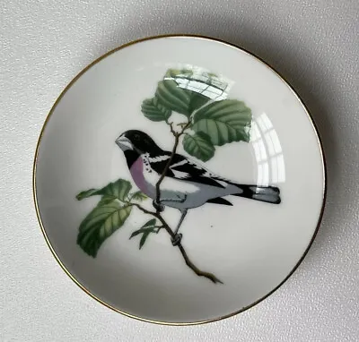 Buy Vintage Crown Staffordshire Fine Bone China Bird Pattern Small 3-1/2  Plate • 16.12£