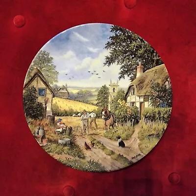 Buy Royal Doulton English Fine Bone China Limited Edition Plate Cutting The Corn • 9.99£