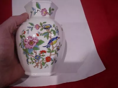 Buy BEAUTIFUL Aynsley Pembroke Small Octagonal  Vase AGE UNKNOWN STILL HAS STICKER  • 4.99£