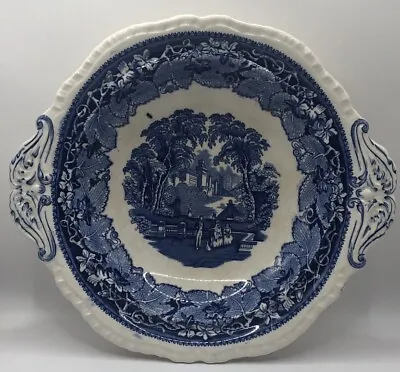 Buy Large Vintage Masons  Ironstone China Vista Pattern Bowl 26cm (aj21) • 10£