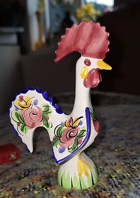 Buy Vintage Ceramic Portugal Chicken/rooster, Hand Painted • 4.95£