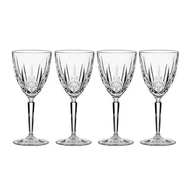 Buy Waterford Crystal Marquis Set Of 4 Sparkle Wine Glasses Brand New In Box • 32.95£