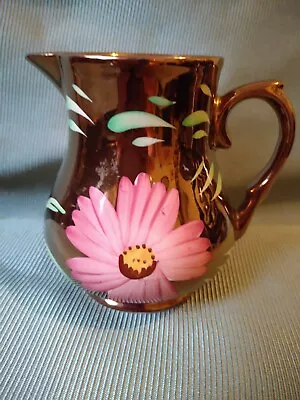 Buy Wade Lustre Jug With Hand Painted Floral Design.  • 7.99£