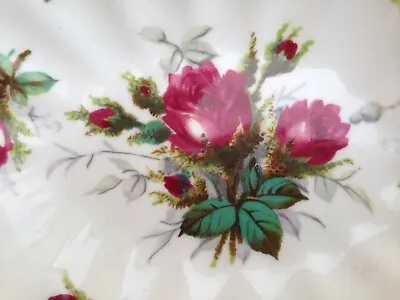 Buy Gorgeous Vintage Hammersley  Grandmother's Rose  Pattern Oval Soap Dish • 5£