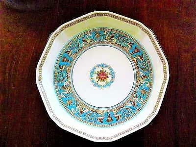Buy Wedgwood Florentine Turquoise Large Octagonal Dish, About 9 1/2  Diameter. Rare. • 49.50£