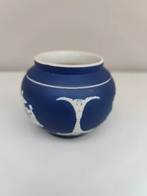 Buy Antique Adams Tunstall Jasperware Blue Sugar Bowl Small Ceramic • 4.79£