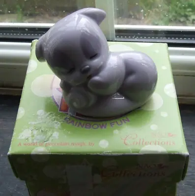 Buy Nao By Lladro ~ ‘Sleepy Flack’ Purple/Grey Cat Curled Up Sleeping. • 12£