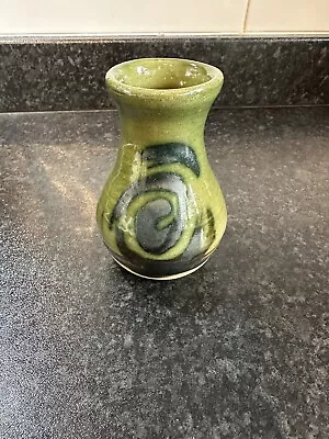 Buy Stunning Vintage Moffat Of Scotland Abstract Swirl Designed Posy Vase • 9.95£