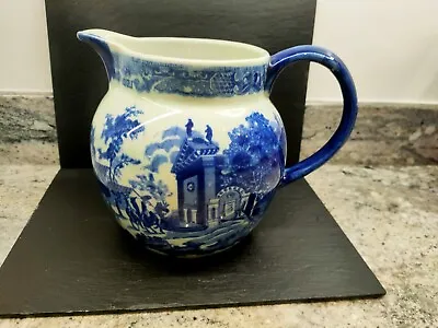 Buy Victoria Ware Ironstone. Blue And White Jug / Pitcher. Vintage • 5£