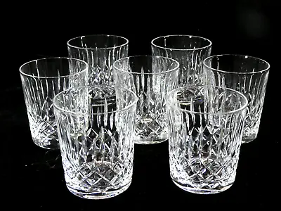 Buy 7 Edinburgh Cut Crystal Appin Tumbler / Whiskey Glasses 2 X 3   &  5 X 2 15/16  • 60£