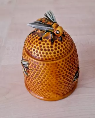 Buy Vintage Bee Hive Honey Pot Jar Glazed Ceramic Japan • 10£