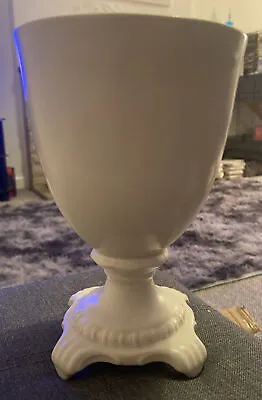 Buy Beswick Ware Vintage Goblet Style Off White Vase 8” Tall • 16.99£