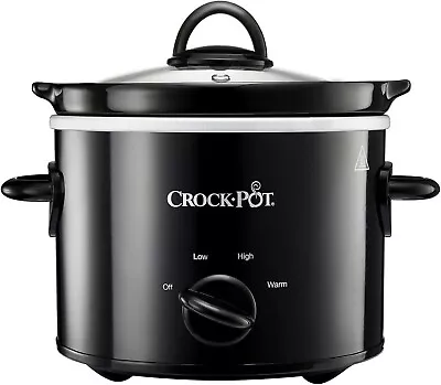 Buy Crockpot Slow Cooker | Removable Easy-Clean Ceramic Bowl | 1.8 L Small Slow Cook • 12.99£