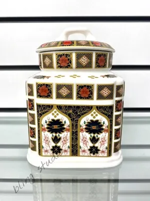 Buy Crown Derby Canister Imari Air Tight Storage Jar Container Fine Bone China • 34.99£
