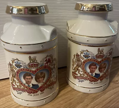 Buy Charles And Diana Milk Churn Wedding 1981 Kernewek Pottery Rodda Fudge Pot X 2 • 0.99£