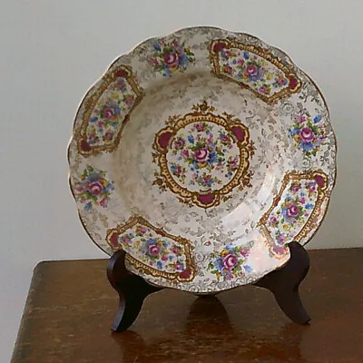 Buy Vintage (1940) James Kent 'Pompadour Design' Fine Bone China Dessert Bowl With G • 9.99£