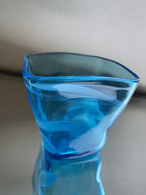 Buy VIntage MOLERO Blue Glass Ornament  • 45£