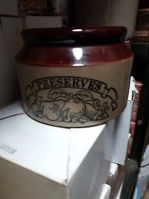 Buy Pearsons' Stoneware Storage Jar, Preserves, No Lid. • 2.50£