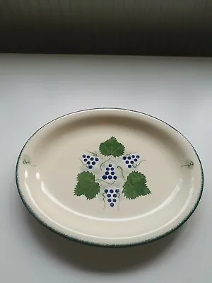 Buy Poole Pottery Vineyard 37 Cm X 30 Cm Large Oval Plate / Platter  • 39.99£
