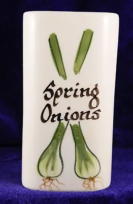 Buy Philip Laureston Babbacombe Pottery Spring Onions Pot Just Over 4.5  Tall • 7£