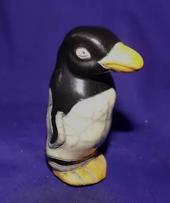Buy RARE Vintage Japanese Raku Ceramic Penguin - 3.5 Ins Tall • 19£