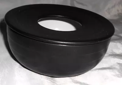Buy Hornsea Image Black Lancaster Vitramic 5cm Mustard Condiment Pot Sugar Bowl • 14.99£