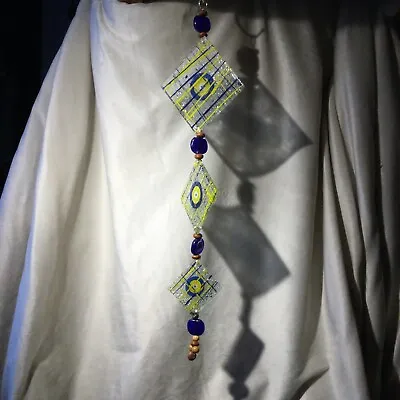 Buy Stained Glass Window Hanging, Evil Eye To Ward Off Evil Spirits • 4.99£