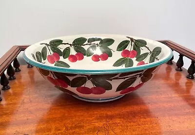 Buy Attractive Large Antique Wemyss Scottish Pottery Fruit Bowl • 30£