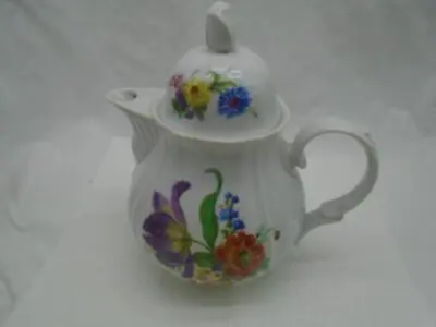 Buy Vintage Floral Wunsiedel Bavaria Porcelain Teapot- • 9.60£