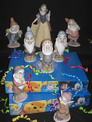 Buy Lladro Collectors Figurine Snow White And The Seven Dwarves Some Signed Mint • 2,300.30£