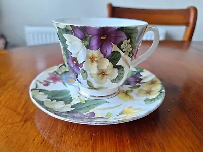 Buy Duchess  'spring Flowers'  Cups And Saucer • 5£