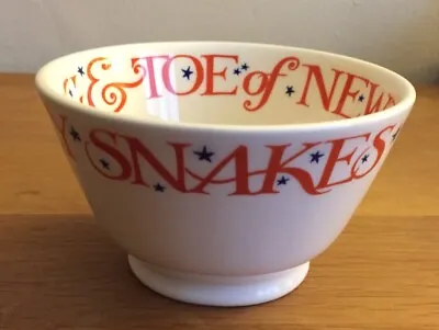Buy Emma Bridgewater Jelly Snakes Small Old Bowl Halloween Toast NEW Autumn Orange • 14.95£