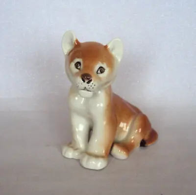 Buy Lomonosov USSR Lion Cub Baby. Vintage Russian Porcelain. 11.5cm. Great Condition • 5£
