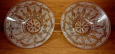 Buy Vintage Federal Glass Heritage Serving Bowls Lot Of TWO • 71.39£